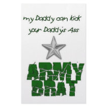 army brat personalized stationery