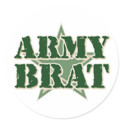 Army Brat Round Stickers by bbdesignsco