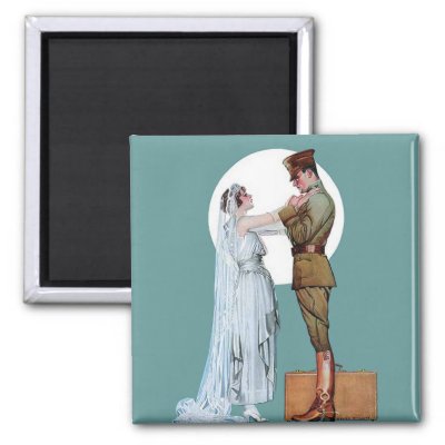 Army Bride Fridge Magnet