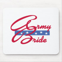 Army Bride mousepads