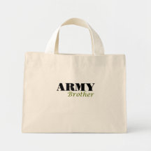 Army Brother (cursive) Canvas Bag