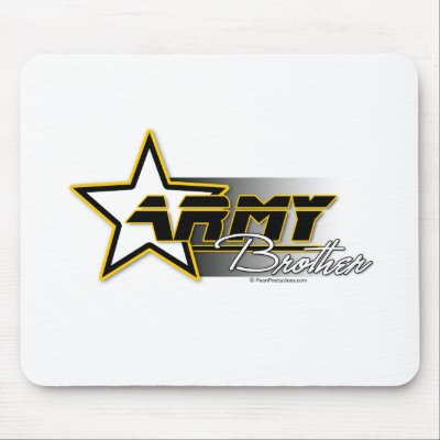 Army Brother Mousepad by rangewalkdepot