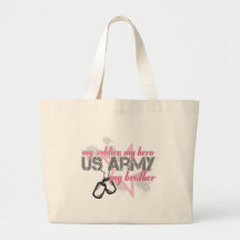 Army Brother Star Canvas Bags