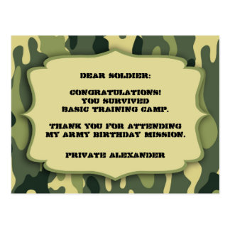 Army Thank You Cards | Zazzle