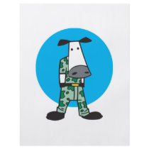 Army Camo Cow Personalized Flyer