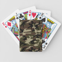 army camo pattern camouflage military playing cards