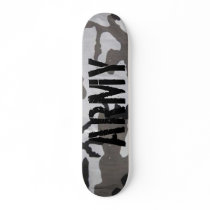 Army camo skateboard