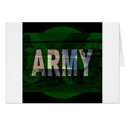 army camouflage greeting card by skaljac