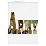 Army camouflage cards