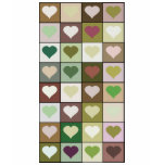 Army camouflage color Heart pattern Tee Shirt