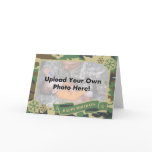 Army Camouflage Photo Template Holiday Card