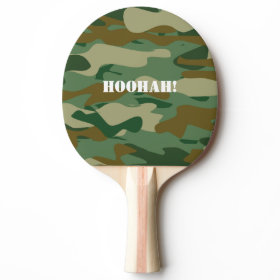Army camouflage ping pong paddle for table tennis ping pong paddle