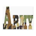 Army camouflage post card