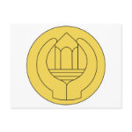 Army Chaplain Assistant Insignia Postcard