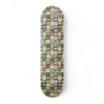 Army Colors Heart design Girls Skateboard
