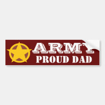 ARMY DAD BUMPER STICKER