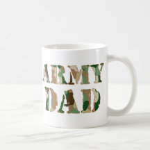Army Dad camo Coffee Mug