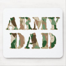 Army Dad camo Mouse Pads