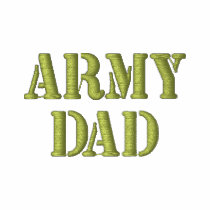 ARMY DAD Embroidered Shirt embroidered shirts by edissler ARMY DAD Embroidered Shirt embroidered shirts