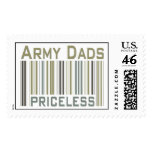 Army Dads Priceless Bar Code postage