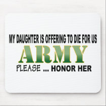 Army Daughter Offering mousepads