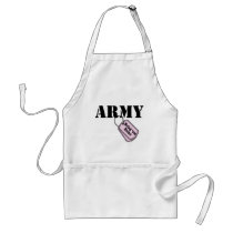 Army Dog Tags aprons