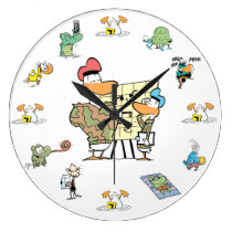 Army Duck Character Collection Clock