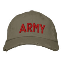 Army Embroidered Hat embroidered hats
