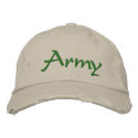 Army Embroidered Hat embroidered hats