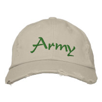 Army Embroidered Hat embroidered hats