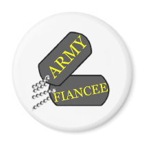 Army Fiancee 2 Refrigerator Magnet