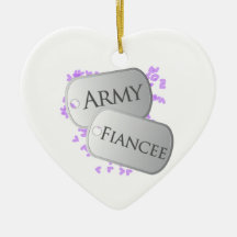 Army Fiancee Ornaments