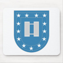 Army Flash Captain Insignia Mouse Pads