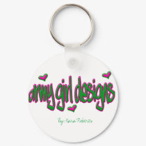 Army Girl Designs - Keychain