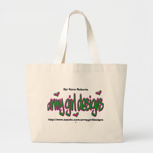 Army Girl Designs - Tote Tote Bag | Zazzle
