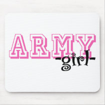 ARMY Girl - Jersey Style Mouse Pad