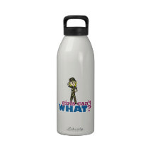 Army Girl Recruit Water Bottles
