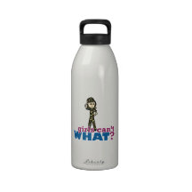 Army Girl Water Bottles