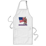 ARMY GIRL WITH FLAG APRONS