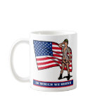 ARMY GIRL WITH FLAG COFFEE MUGS
