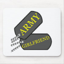 Army Girlfriend 99 Mouse Mat