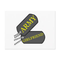 Army Girlfriend 99 Post Card