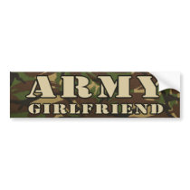 Army GirlFriend Bumper Sticker bumper stickers by hqbumperstickers Army GirlFriend Bumper Sticker bumper stickers
