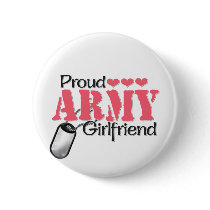 Army Girlfriend Pinback Buttons