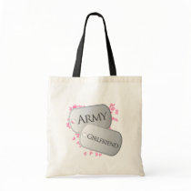 Army Girlfriend Dog Tags Bags