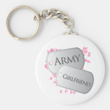 Army Girlfriend Dog Tags Key Chains