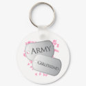 Army Girlfriend Dog Tags keychains by militaryloveshop Army Girlfriend Dog Tags keychains