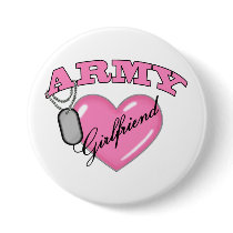 Army Girlfriend Pink Heart N Dog Tag