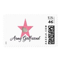 Army Girlfriend Postage Stamps