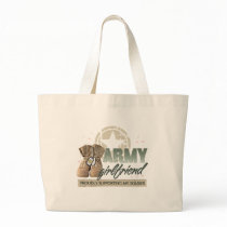 ARMY girlfriend supporting Tote Bags